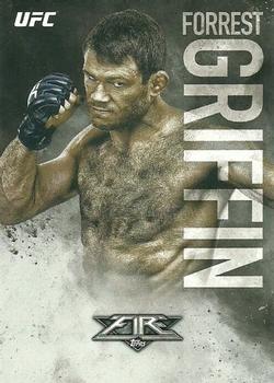 2017 Topps Fire UFC #10 Forrest Griffin Front