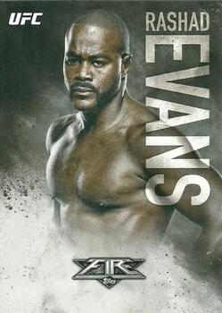 2017 Topps Fire UFC #20 Rashad Evans Front