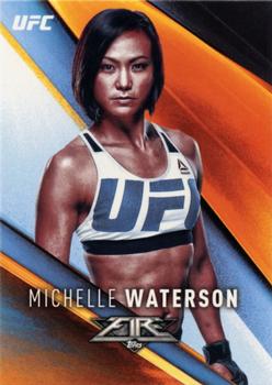 2017 Topps Fire UFC #32 Michelle Waterson Front