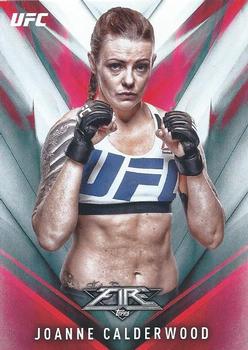2017 Topps Fire UFC #33 Joanne Calderwood Front