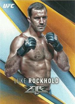 2017 Topps Fire UFC #35 Luke Rockhold Front