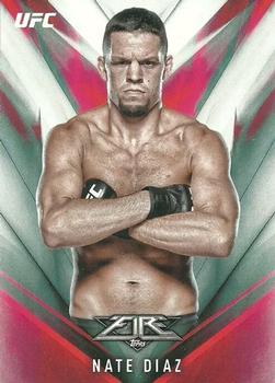 2017 Topps Fire UFC #37 Nate Diaz Front