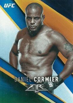 2017 Topps Fire UFC - Blue Flame #5 Daniel Cormier Front