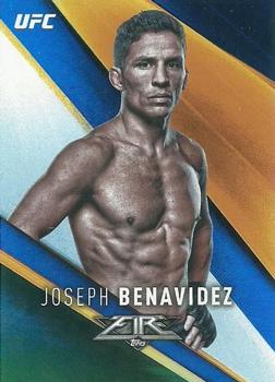 2017 Topps UFC Fire - Blue Flame #40 Joseph Benavidez Front