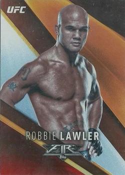2017 Topps UFC Fire - Red Hot #24 Robbie Lawler Front