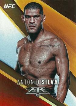 2017 Topps UFC Fire - Red Hot #36 Antonio Silva Front