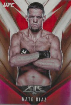 2017 Topps Fire UFC - Red Hot #37 Nate Diaz Front