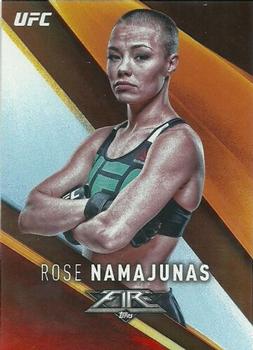 2017 Topps UFC Fire - Red Hot #50 Rose Namajunas Front