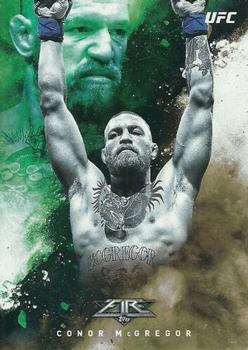 2017 Topps Fire UFC - Fired Up #F-2 Conor McGregor Front