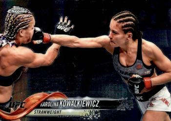 2018 Topps Chrome UFC #39 Karolina Kowalkiewicz Front