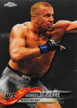 2018 Topps Chrome UFC #90 Georges St-Pierre Front