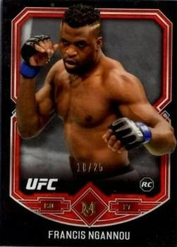 2017 Topps Museum Collection UFC - Ruby #13 Francis Ngannou Front
