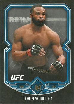 2017 Topps Museum Collection UFC - Sapphire #1 Tyron Woodley Front