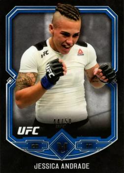 2017 Topps Museum Collection UFC - Sapphire #27 Jessica Andrade Front