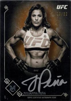 2017 Topps Museum Collection UFC - Museum Autographs Copper #MA-JP Julianna Peña Front