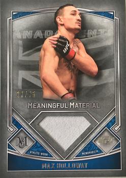 2017 Topps Museum Collection UFC - Meaningful Material Relics #MMR-MH Max Holloway Front