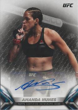 2018 Topps UFC Knockout - Knockout Autographs #KA-AN Amanda Nunes Front