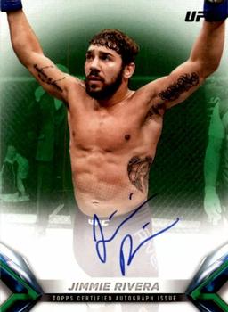2018 Topps UFC Knockout - Knockout Autographs Green #KA-JR Jimmie Rivera Front