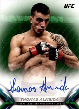 2018 Topps UFC Knockout - Knockout Autographs Green #KA-TA Thomas Almeida Front