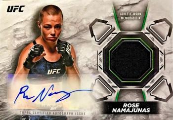 2018 Topps UFC Knockout - Knockout Autograph Relics #KAR-RN Rose Namajunas Front