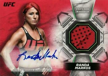 2018 Topps UFC Knockout - Knockout Autograph Relics Red #KAR-RM Randa Markos Front