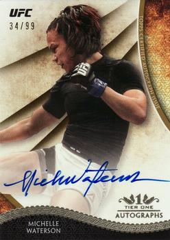 2018 Topps UFC Knockout - Tier One Autographs #TOA-MW Michelle Waterson Front