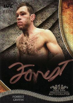 2018 Topps UFC Knockout - Tier One Autographs Bronze Ink #TOA-FG Forrest Griffin Front