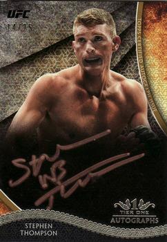 2018 Topps UFC Knockout - Tier One Autographs Bronze Ink #TOA-ST Stephen Thompson Front