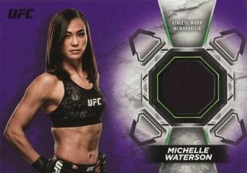 2018 Topps UFC Knockout - Knockout Relics Purple #KR-MW Michelle Waterson Front