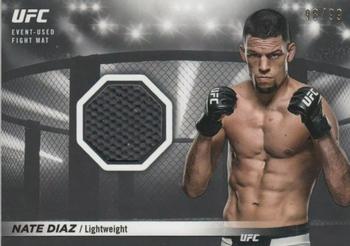 2018 Topps UFC Knockout - Fight Mat Relics #FMR-ND Nate Diaz Front