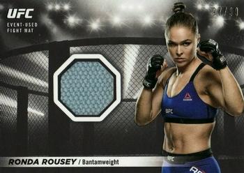 2018 Topps UFC Knockout - Fight Mat Relics #FMR-RR Ronda Rousey Front
