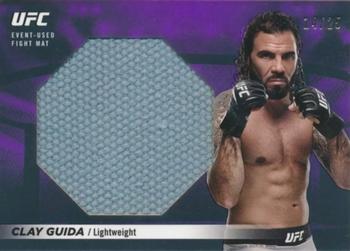 2018 Topps UFC Knockout - Fight Mat Relics Purple #FMR-CGU Clay Guida Front