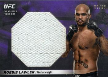 2018 Topps UFC Knockout - Fight Mat Relics Purple #FMR-RL Robbie Lawler Front