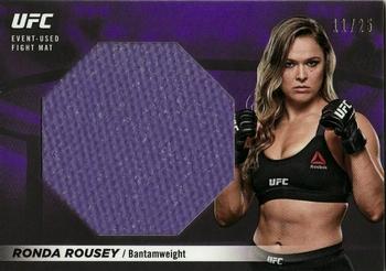 2018 Topps UFC Knockout - Fight Mat Relics Purple #FMR-RRO Ronda Rousey Front