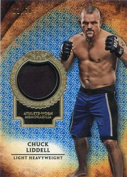 2018 Topps UFC Knockout - Tier One Relics Blue #TOR-CL Chuck Liddell Front