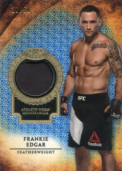 2018 Topps UFC Knockout - Tier One Relics Blue #TOR-FE Frankie Edgar Front