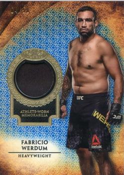2018 Topps UFC Knockout - Tier One Relics Blue #TOR-FW Fabricio Werdum Front