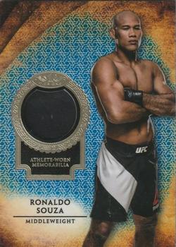 2018 Topps UFC Knockout - Tier One Relics Blue #TOR-RS Ronaldo Souza Front