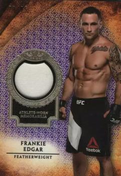 2018 Topps UFC Knockout - Tier One Relics Purple #TOR-FE Frankie Edgar Front