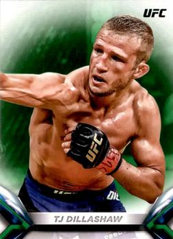 2018 Topps UFC Knockout - Green #44 TJ Dillashaw Front