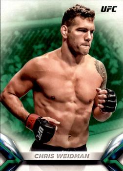 2018 Topps UFC Knockout - Green #59 Chris Weidman Front