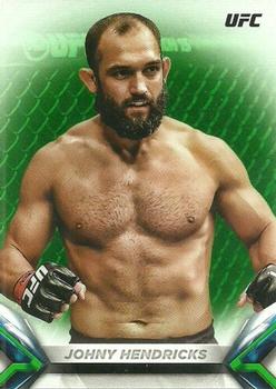 2018 Topps UFC Knockout - Green #62 Johny Hendricks Front