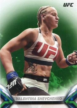 2018 Topps UFC Knockout - Green #71 Valentina Shevchenko Front