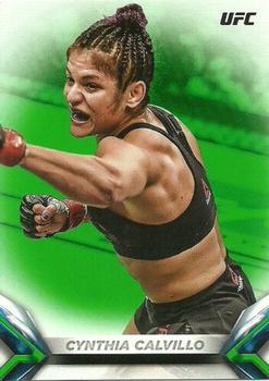 2018 Topps UFC Knockout - Green #85 Cynthia Calvillo Front