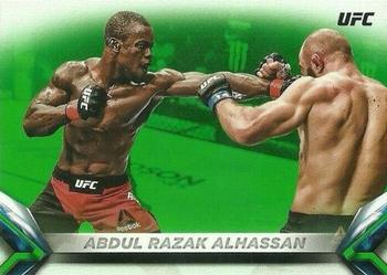 2018 Topps UFC Knockout - Green #88 Abdul Razak Alhassan Front