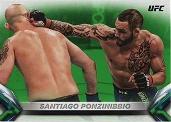 2018 Topps UFC Knockout - Green #95 Santiago Ponzinibbio Front