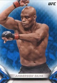 2018 Topps UFC Knockout - Blue #7 Anderson Silva Front