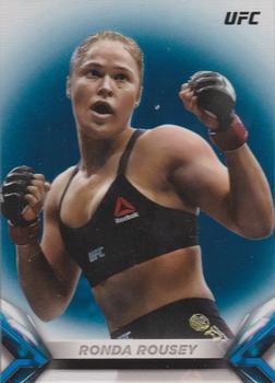 2018 Topps UFC Knockout - Blue #8 Ronda Rousey Front