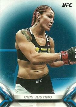 2018 Topps UFC Knockout - Blue #11 Cris Justino Front