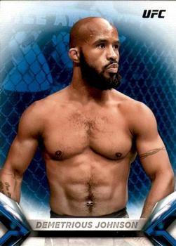 2018 Topps UFC Knockout - Blue #21 Demetrious Johnson Front